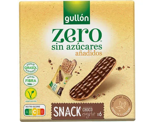 Gullon zero snack choco negro *6