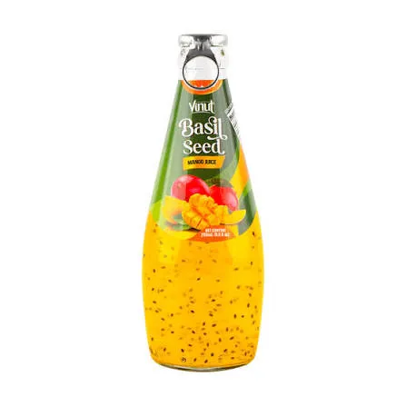 Vinut basil seed mango juice