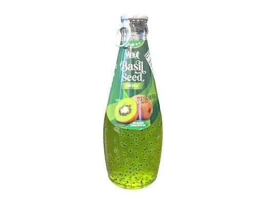 Vinut basil seed kiwi juice