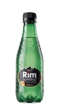 Rim sparkling water peach