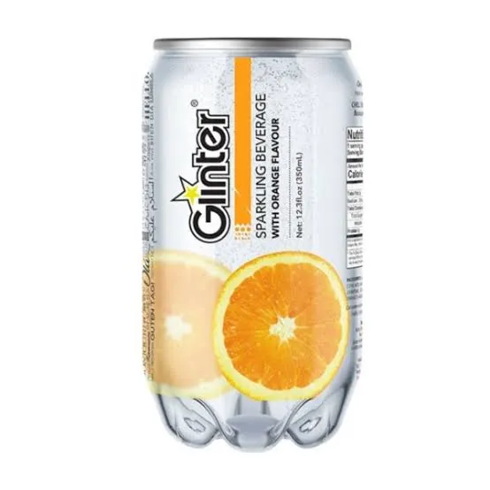 Glinter sparkling with orange