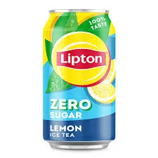 Ice tea lipton lemon zero sugar