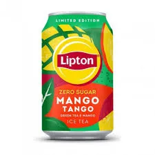Ice tea lipton mango zero sugar