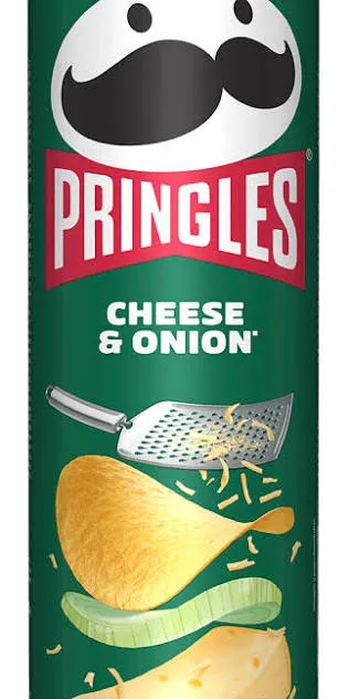 Pringles cheese and onion 165g