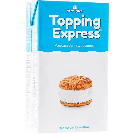 Topping royale cooking sweetened