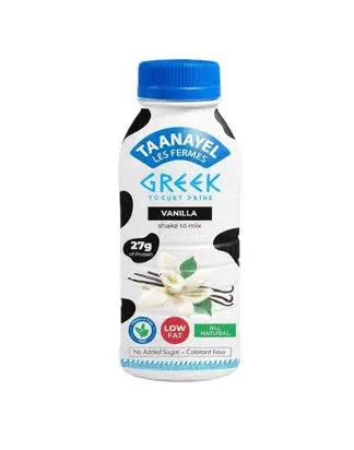 Taanayel greek yogurt drink vanilla low fat