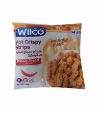 Wilco hot crispy strips 750g
