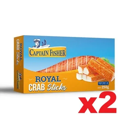 Captain fisher royal crab sticks 2*250g offer