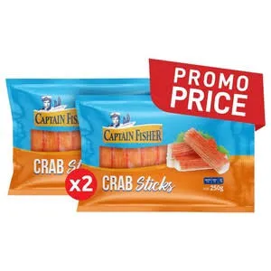 Captain fisher crab sticks 250g*2 offer