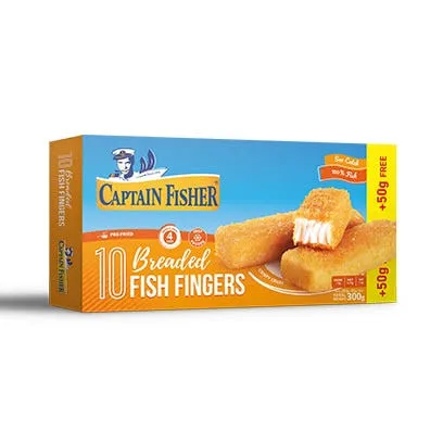 Captain fisher 10 fish fingers 300g
