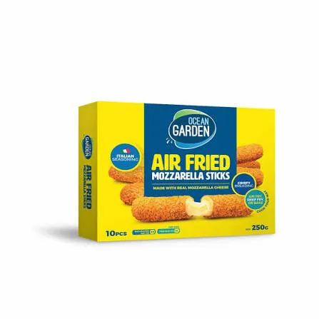 Ocean garden air fried mozzarella sticks 250g