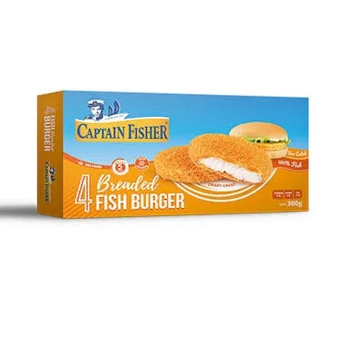 Captain fisher 4 fish burger 300g