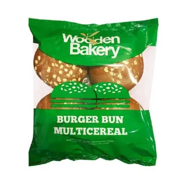 Wooden bakery burger bun multicereal