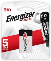 بطاريات Energizer max 9v1