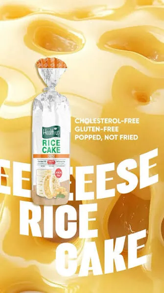 Health up rice cake cheese