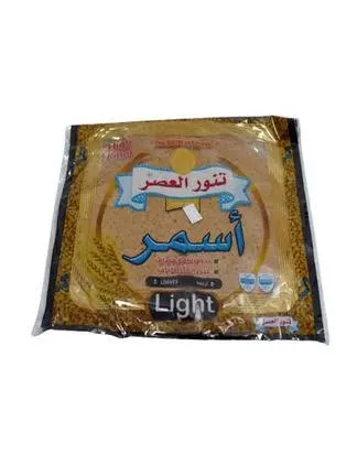خبز تنور العصر اسمر مدور