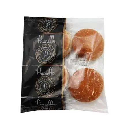 Prunelle burger bun with sesame