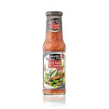 Exotic food chilli sauce for seafood