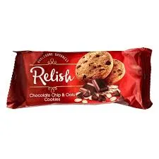 Relish chocolate chip and oats cookies