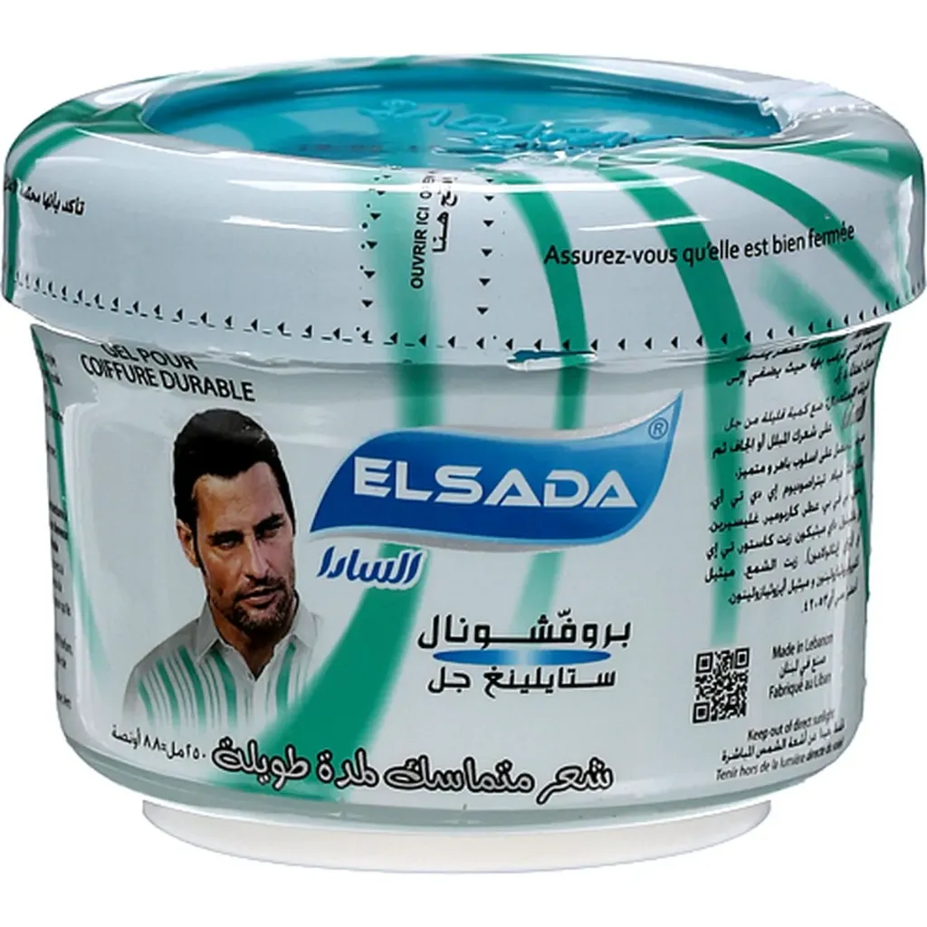 الساده جل للشعر تركواز 250مل