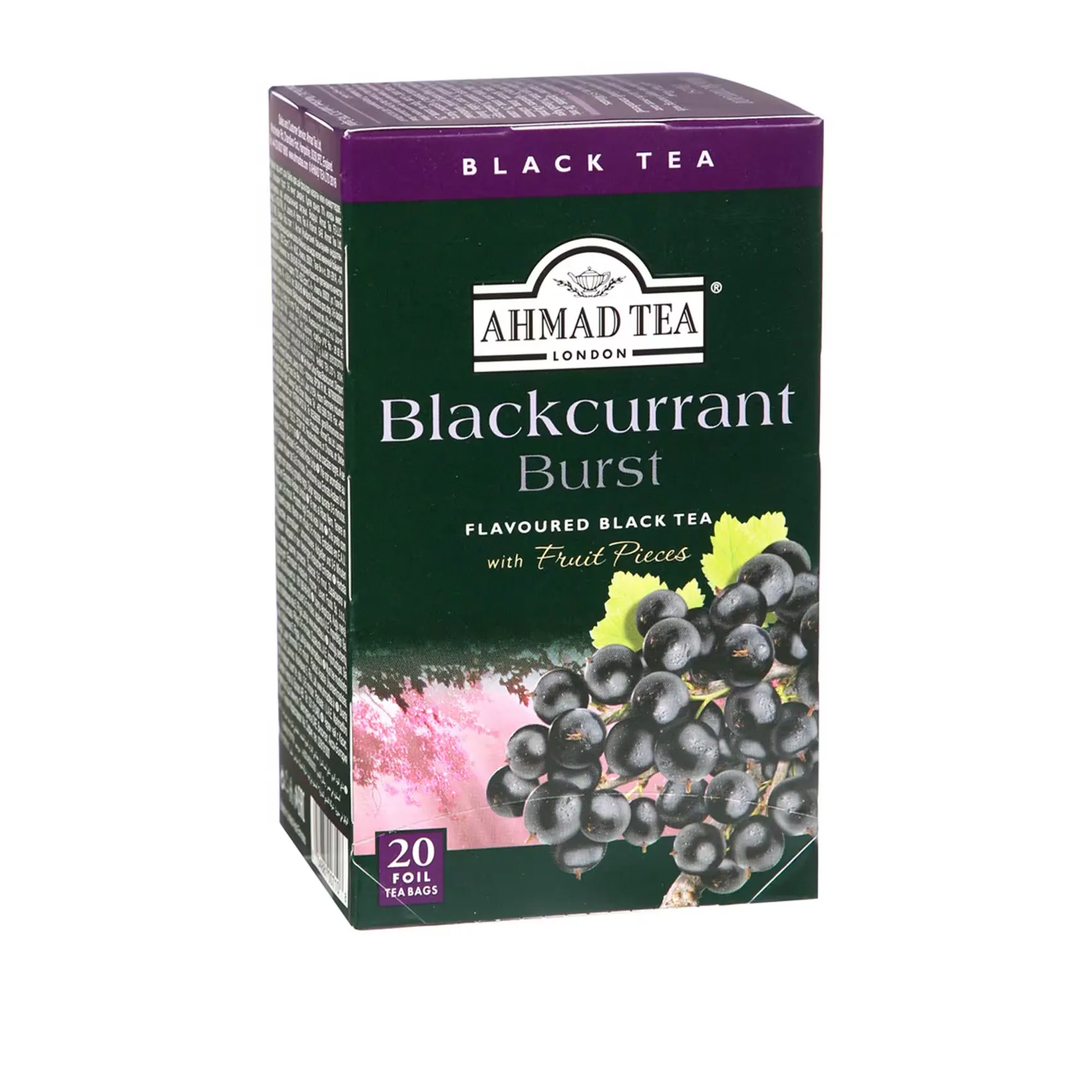ahmad tea blackcurrant burst with fruit*20