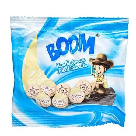 BOOM VANILLA BISCUITS 15.3G