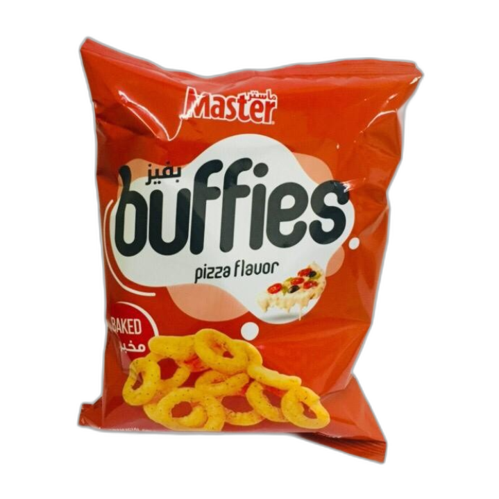 buffies pizza flavor master rings 130g