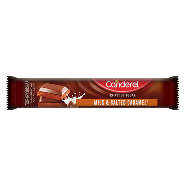 canderel choco milk & nuts 30gr