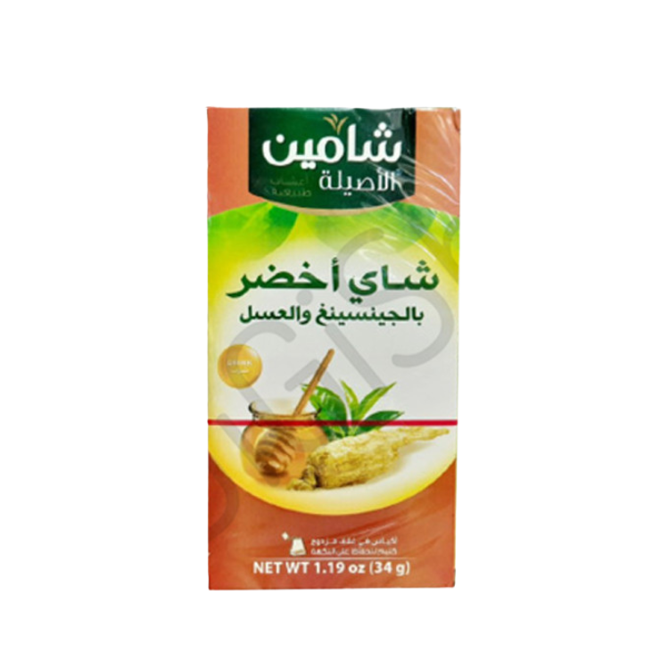 chamain green tea with ginger & honey*20