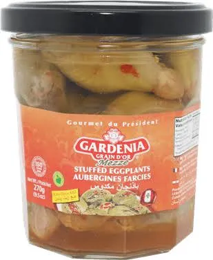 [50648] GARDENIA STUFFED EGGPLANTS AUBERGINES FARCIES 270G