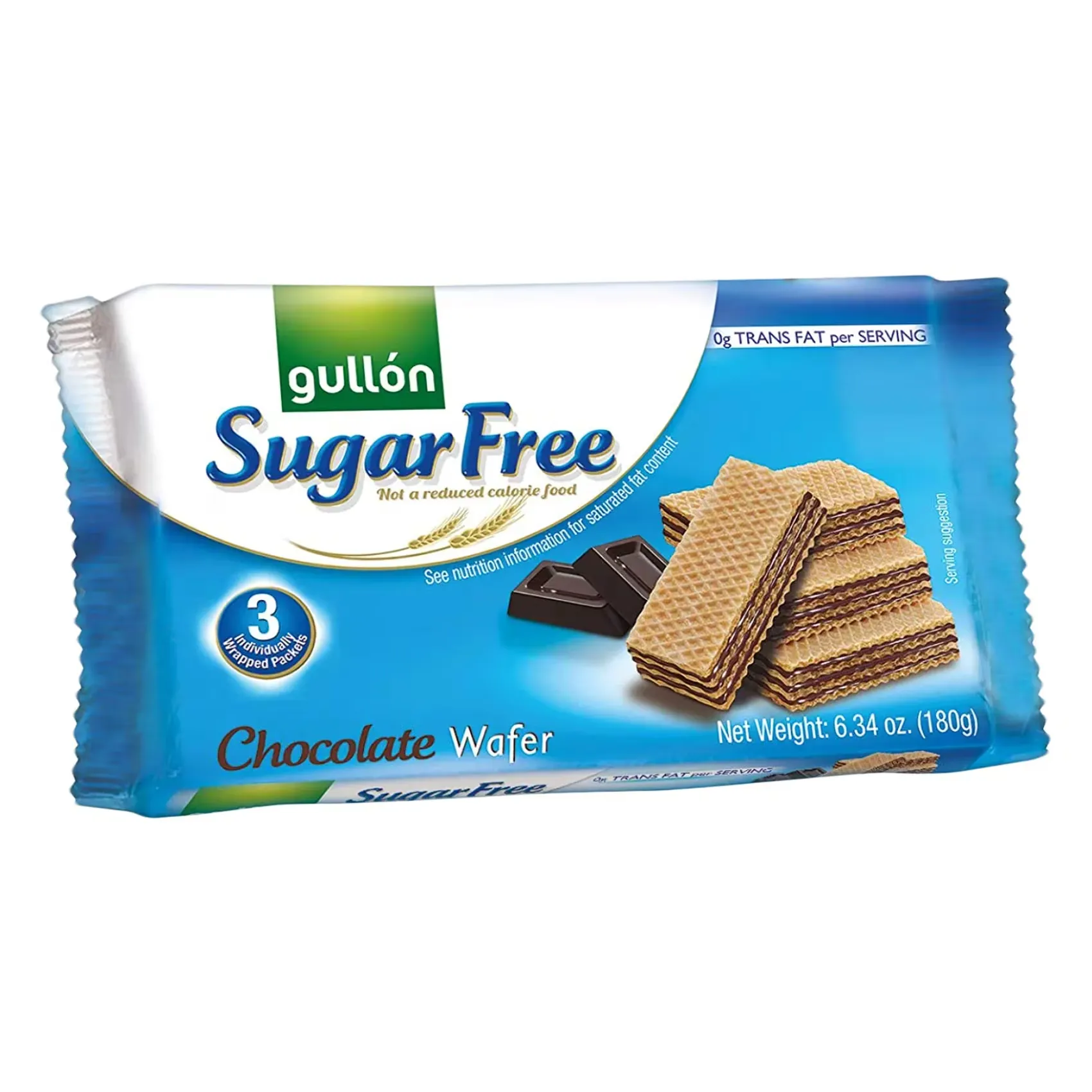 [30077804193] Gullon Suger free waffer  choco 70 Gr