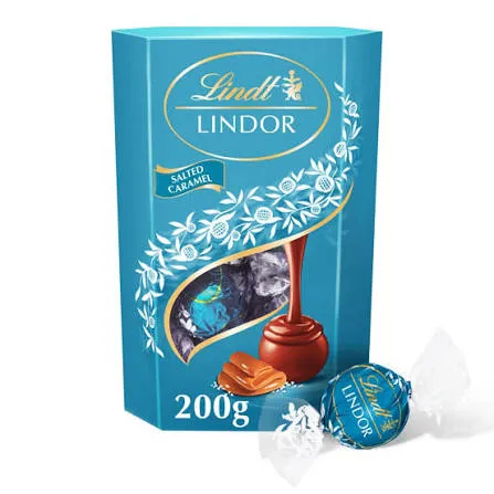 LINDT LINDOR SALTED CARAMEL 200g