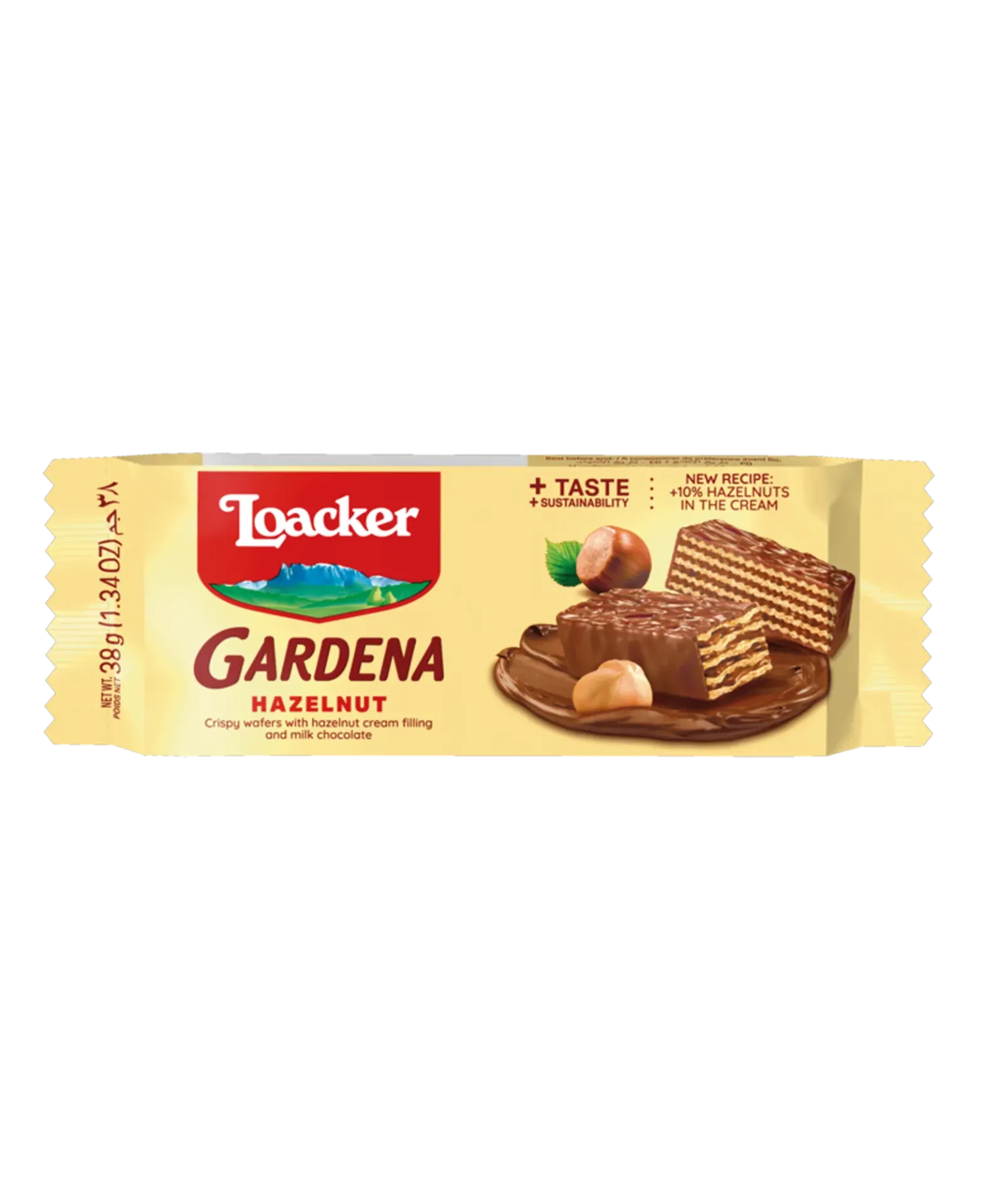 [9136] Loacker gardenia hazelnet choco 38 Gr