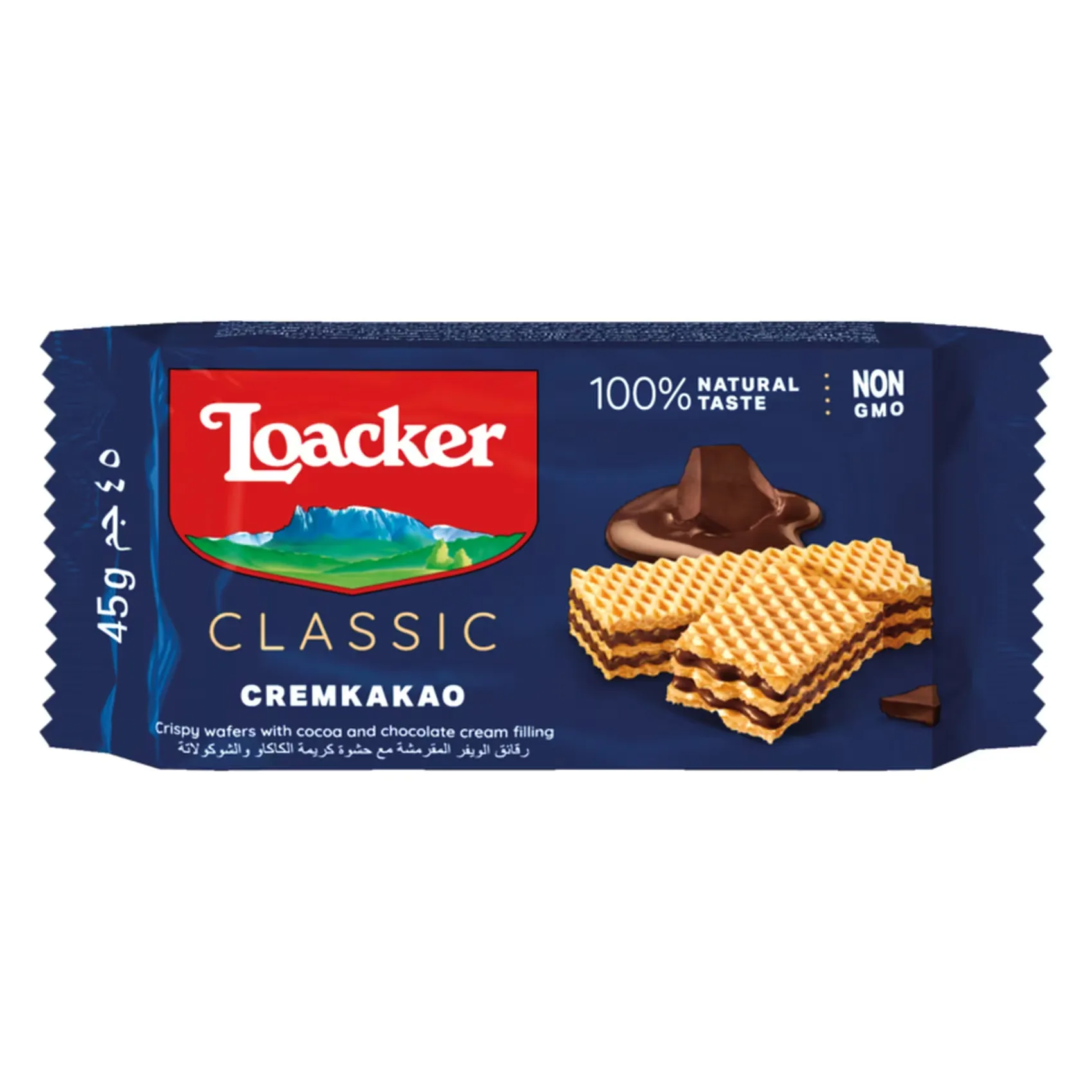 [9117] loacker sandwich  creamkakao 45gr