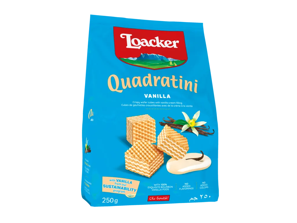 [9109] Loacker waffer Quadratini vanilla 125 Gr