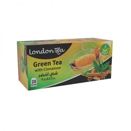 london tea شاي اخضر مع القرفة