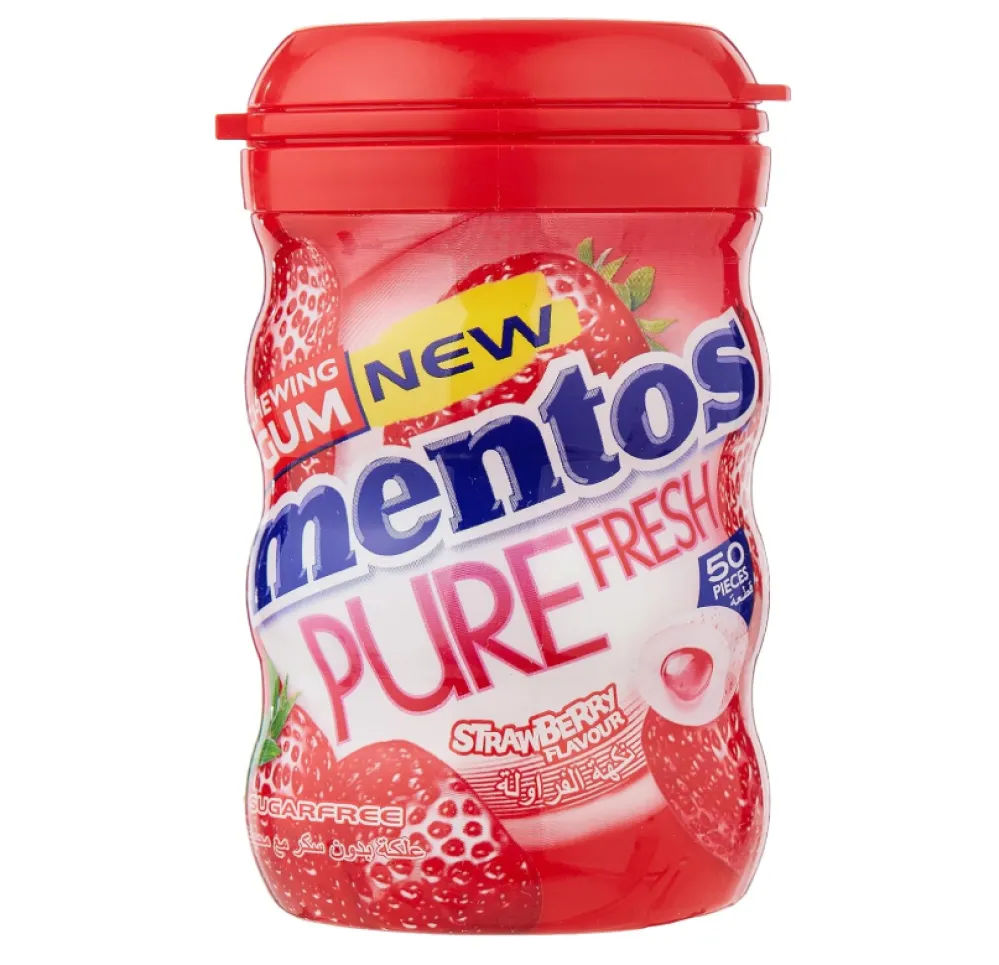 [9163] Mentos pure fresh strawberry 50 pieces