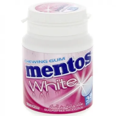 [9158] Mentos white tutti frutti 38 pieces