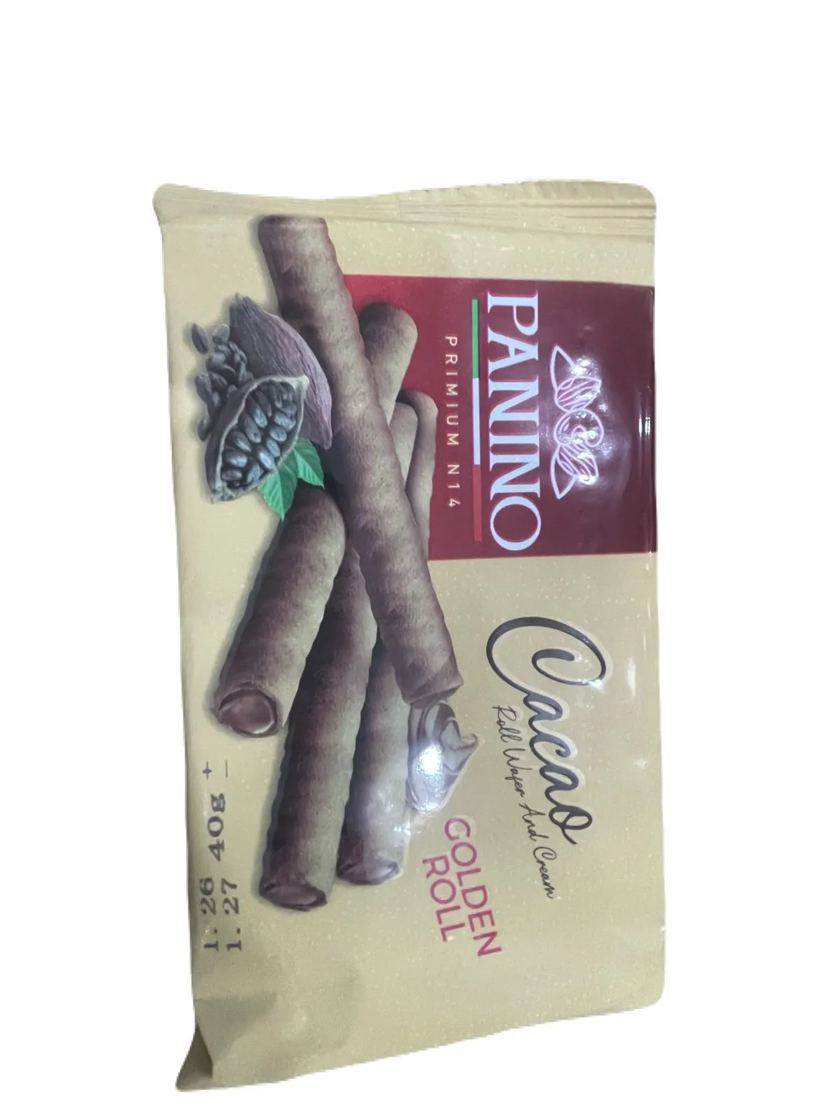 [50698] PANINO GOLDEN ROLLS CHOCO 40G