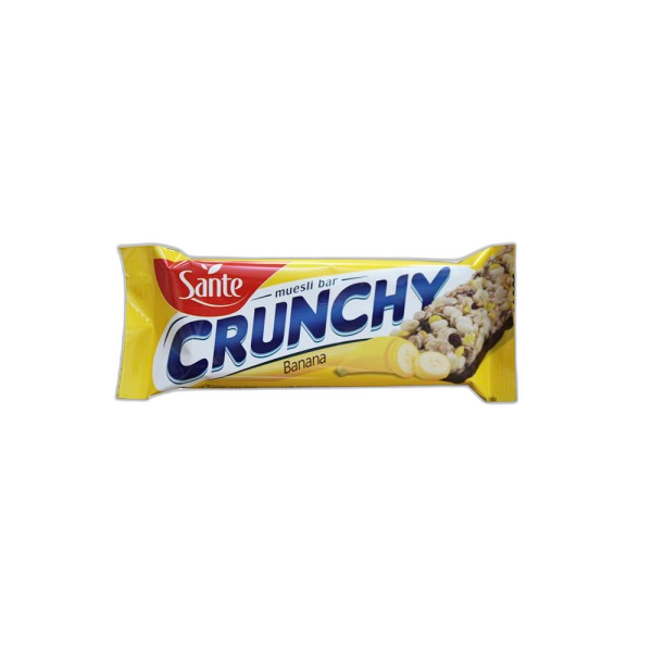 sante crunchy muesli banana bar40gr