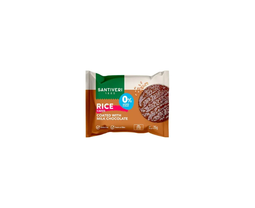 [3006497] Santiveri Ricecake Milk Choco 25g