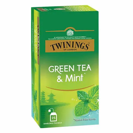 Twinings green tea & mint *25