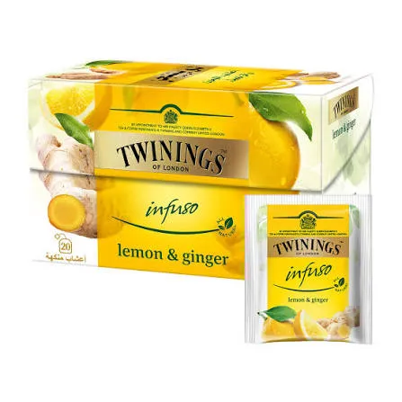 Twinings lemon & ginger *20