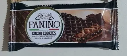 Panino cocoa cookies dark chocolate