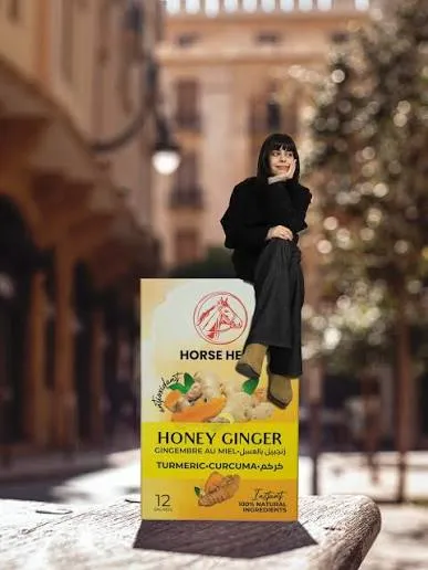 حصان زنجبيل بالعسل كركم 12 ظ