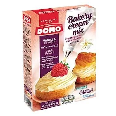 Domo bakery cream mix vanilla flavor