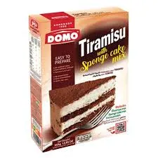 Domo tiramisu with songe cake mix