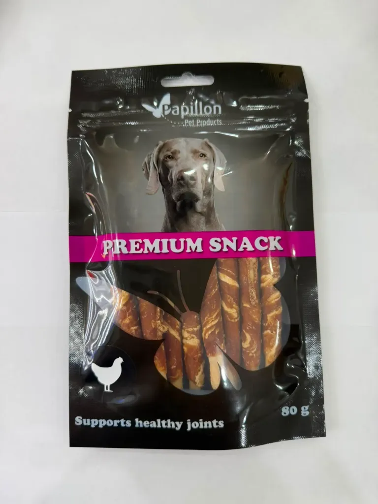PAPILLON PREMIUM CHICKEN STICKS 80G