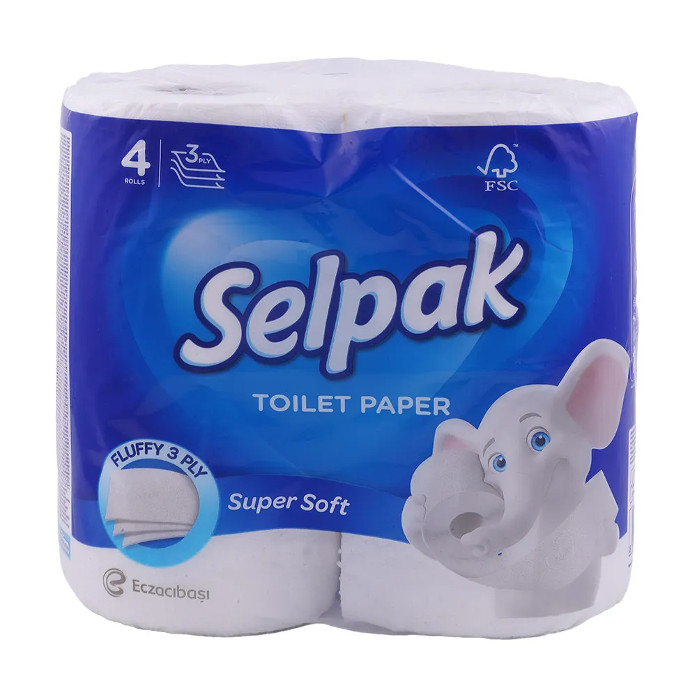 selpak toilet paper 4rolls