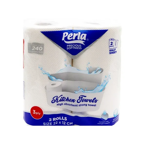 perla kitchen towels 2 rolls